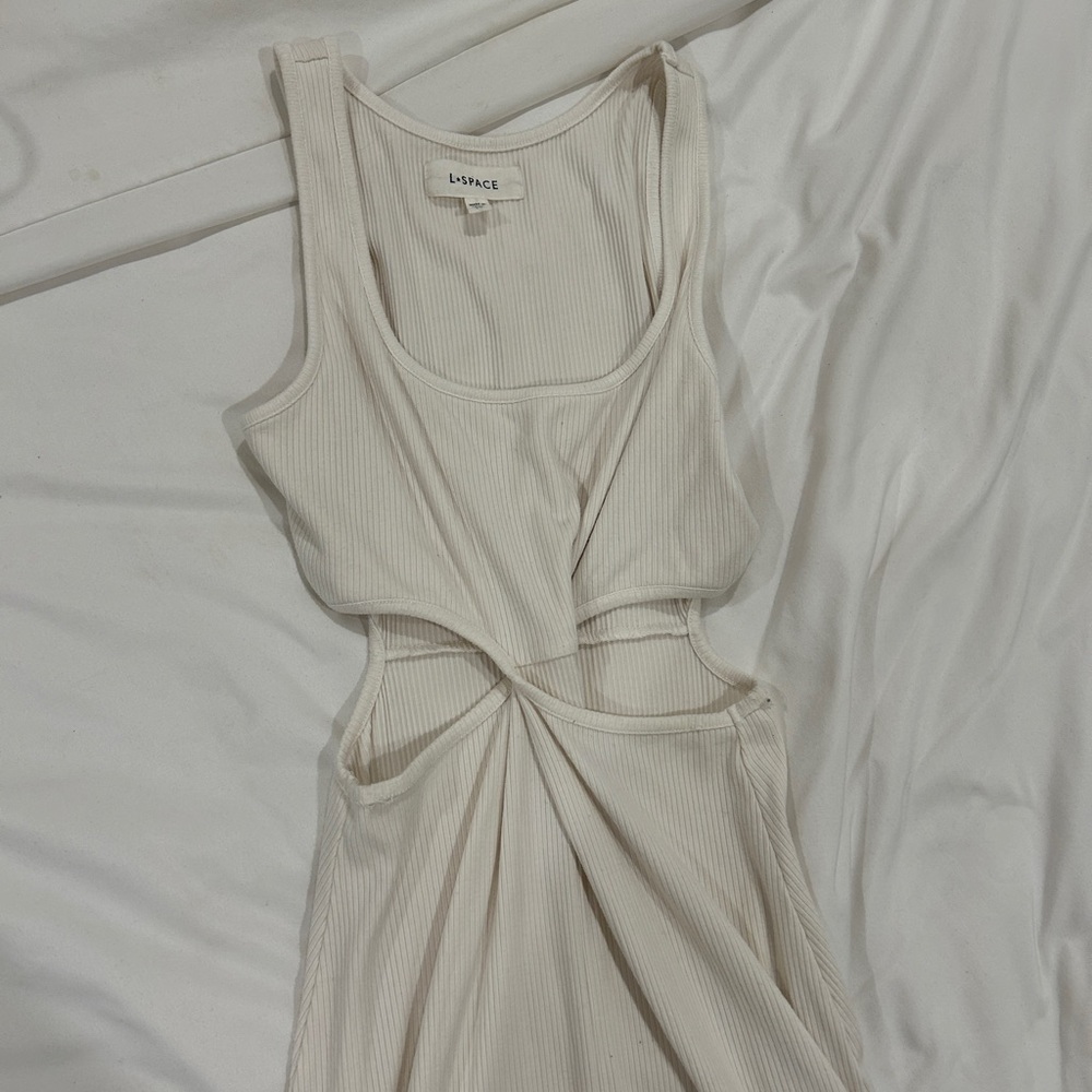 L*Space Cream Nico Dress Long